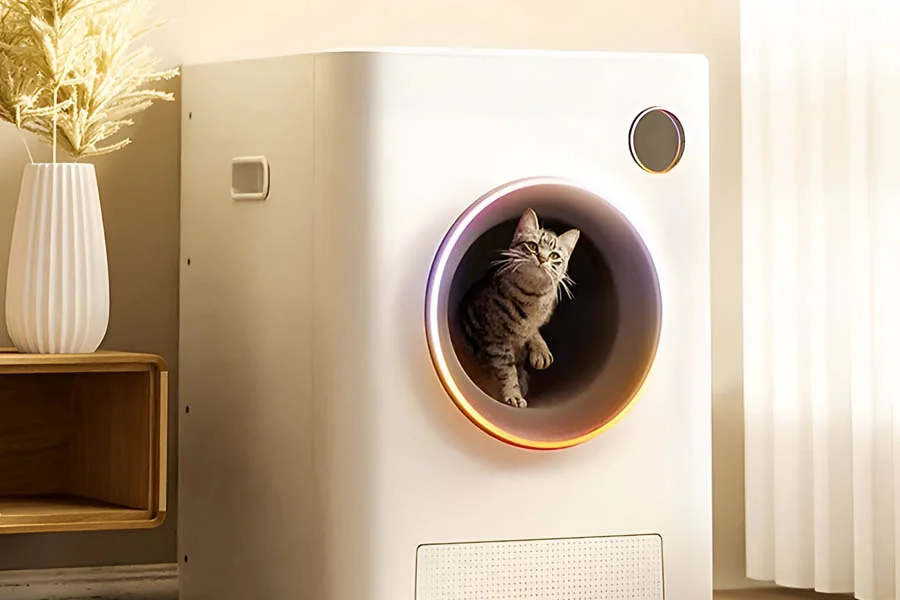 automatic cat litter box for multiple cats