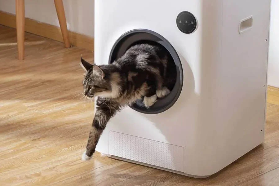 automatic cat litter box for multiple cats