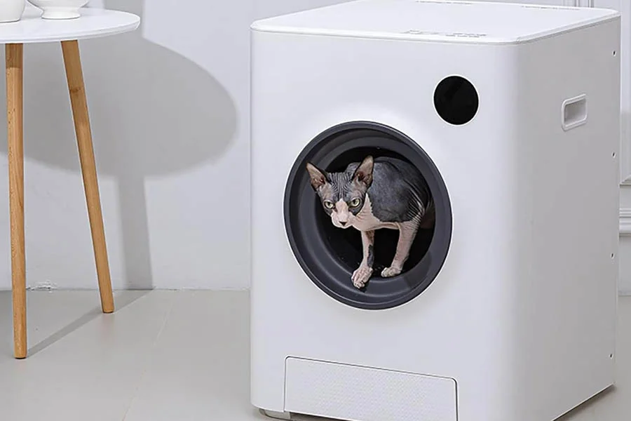 automatic cat litter box for multiple cats