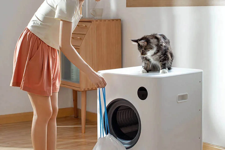 mechanical litter box