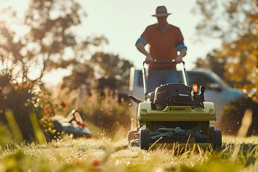 eco self propelled lawn mower