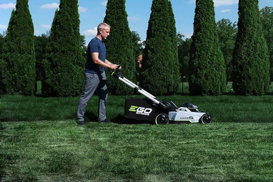 small electric mower