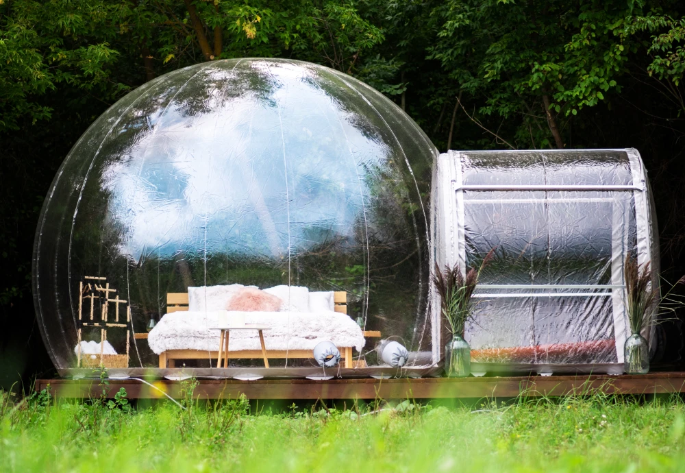 make your own bubble tent