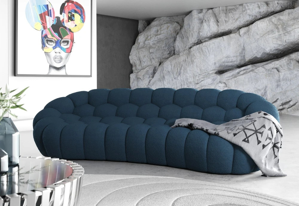 bubble sofa blue